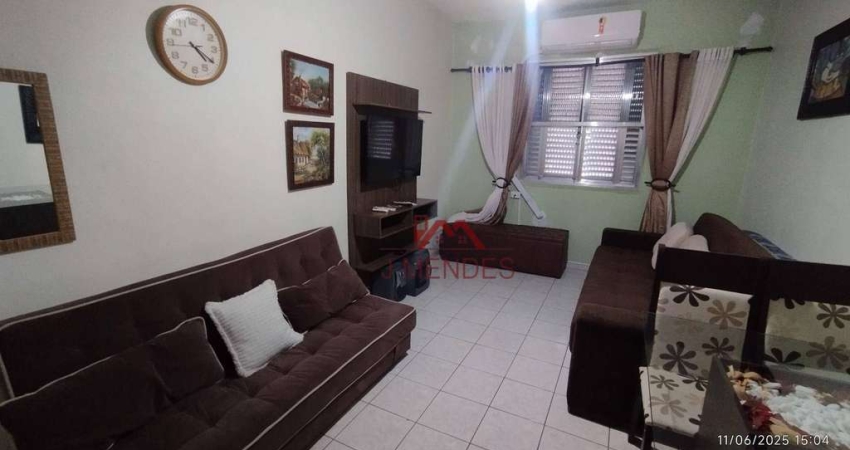 Kitnet com 1 dormitório para alugar, 28 m² por R$ 1.700/mês - Canto do Forte - Praia Grande/SP