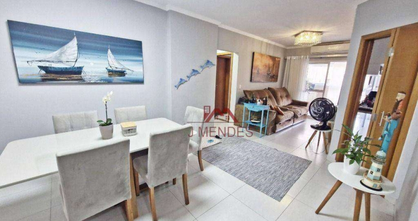 Apartamento com 2 dormitórios à venda, 86 m² por R$ 650.000,00 - Aviação - Praia Grande/SP