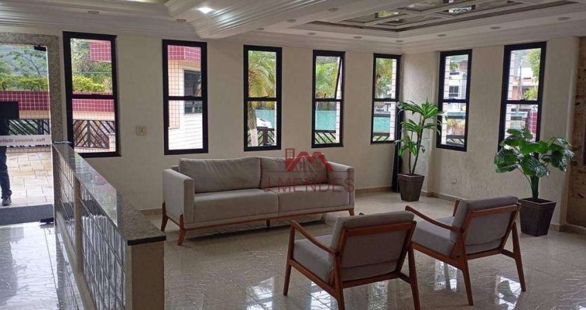 Apartamento com 1 dormitório à venda, 51 m² por R$ 330.000,00 - Canto do Forte - Praia Grande/SP