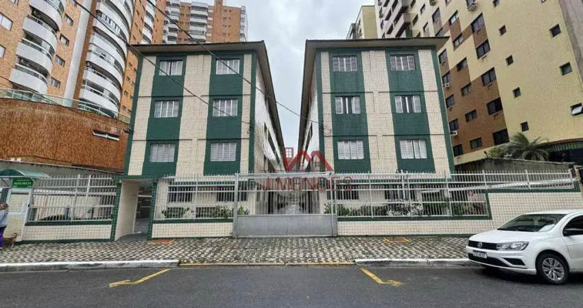 Apartamento com 2 dormitórios à venda, 53 m² por R$ 345.000,00 - Canto do Forte - Praia Grande/SP