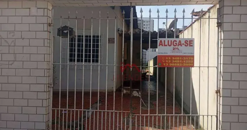 Casa com 2 dormitórios para alugar por R$ 2.500,00/mês - Vila Guilhermina - Praia Grande/SP