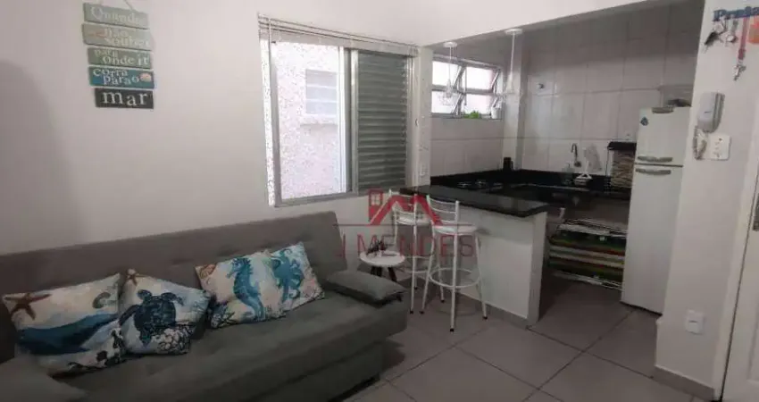 Kitnet com 1 dormitório à venda, 36 m² por R$ 195.000,00 - Vila Assunção - Praia Grande/SP