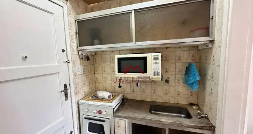 Kitnet com 1 dormitório à venda, 22 m² por r$ 140.000,00 - vila assunção - praia grande/sp