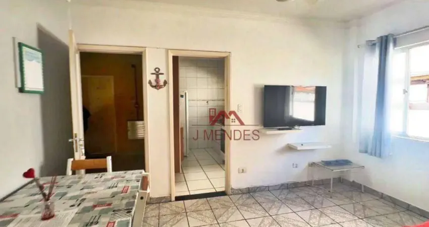 Apartamento com 1 dormitório à venda, 43 m² por r$ 250.000,00 - vila guilhermina - praia grande/sp