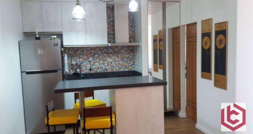 Flat com 1 dormitório à venda, 36 m² por R$ 225.000,00 - Centro - São Vicente/SP