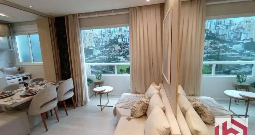 Apartamento com 2 dormitórios à venda, 42 m² por R$ 347.000,00 - Jabaquara - Santos/SP