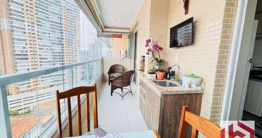 Apartamento à venda, 94 m² por R$ 1.060.000,00 - Gonzaga - Santos/SP