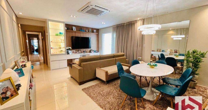 Apartamento Garden com 3 dormitórios à venda, 206 m² por R$ 2.300.000,00 - Embaré - Santos/SP