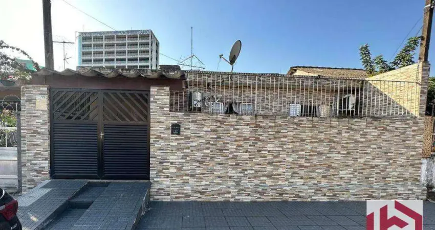 Casa com 3 dormitórios à venda, 76 m² por R$ 355.000,00 - Parque Bitaru - São Vicente/SP