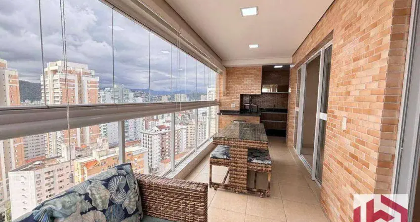 Apartamento à venda, 109 m² por R$ 1.680.000,00 - Gonzaga - Santos/SP