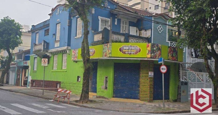 Casa para alugar, 120 m² por R$ 12.00 + IPTU/mês - Pompéia - Santos/SP