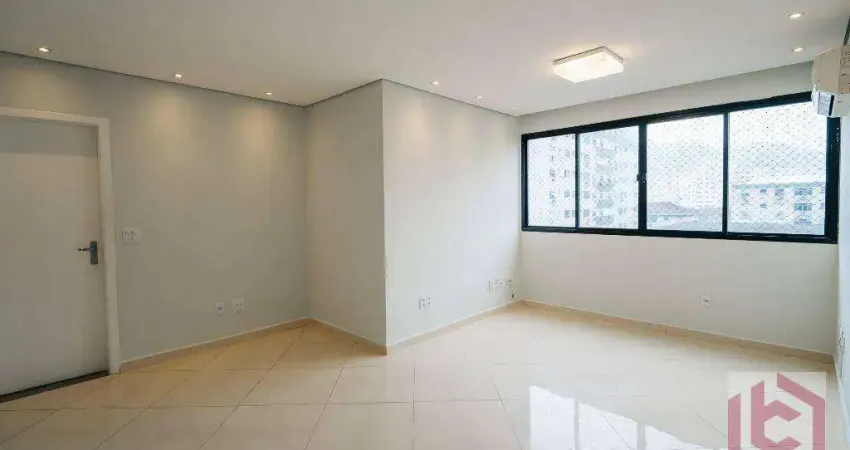 Apartamento com 2 dormitórios à venda, 77 m² por r$ 529.000,00 - campo grande - santos/sp
