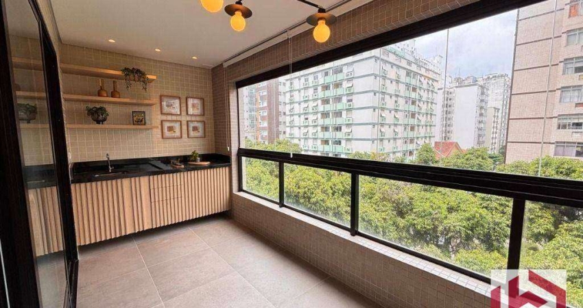 Apartamento à venda, 75 m² por R$ 1.200.000,00 - José Menino - Santos/SP