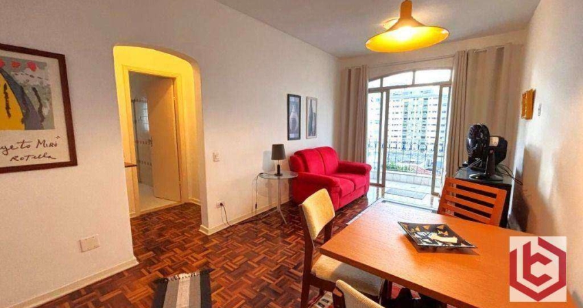 Apartamento com 1 dormitório à venda, 55 m² por R$ 450.000,00 - Boqueirão - Santos/SP