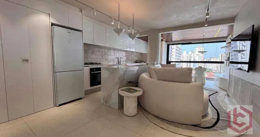 Apartamento com 2 dormitórios à venda, 83 m² por R$ 1.550.000,00 - Boqueirão - Santos/SP