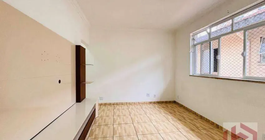 Apartamento com 2 dormitórios para alugar, 65 m² por R$ 1.900,00 + encargos /mês - Boqueirão - Santos/SP