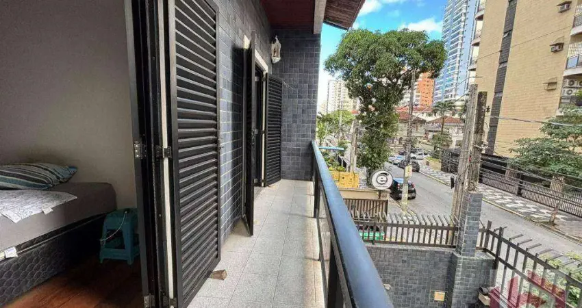 Sobrado com 4 dormitórios, 256 m² - venda por r$ 2.900.000 ou aluguel por r$ 12.750 pacote/mês - gonzaga - santos/sp
