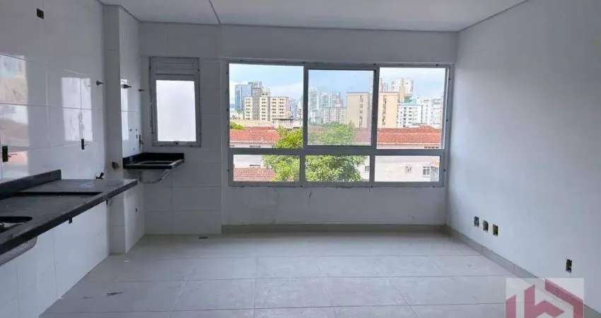 Apartamento com 2 dormitórios à venda, 71 m² por R$ 754.009 - Campo Grande - Santos/SP