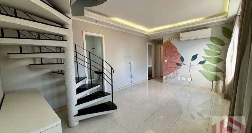 Cobertura com 3 dormitórios à venda, 170 m² por r$ 1.030.000,00 - campo grande - santos/sp