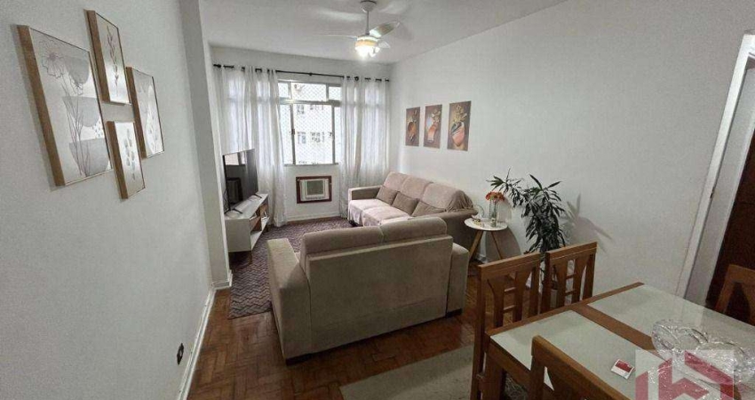 Apartamento com 1 dormitório à venda, 62 m² por R$ 370.000,00 - Gonzaga - Santos/SP