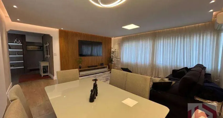 Apartamento com 3 dormitórios à venda, 160 m² por r$ 1.194.000,00 - boqueirão - santos/sp