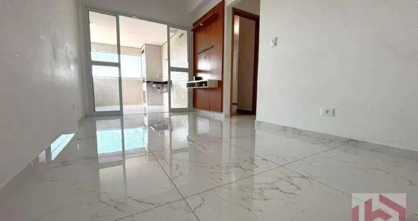 Apartamento com 2 dormitórios à venda, 69 m² por r$ 890.000,00 - boqueirão - santos/sp