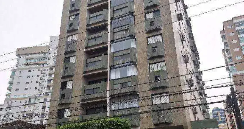 Apartamento mobiliado à 1 quadra da praia com 1 dormitório para alugar, 65 m² por r$ 2.200 + encargos/mês - boqueirão - santos/sp