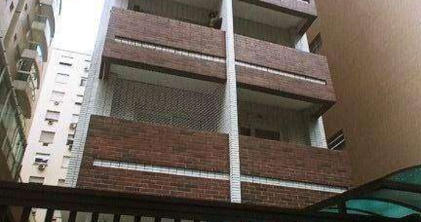 Apartamento com 1 dormitório para alugar, 44 m² por R$ 3.300 PACOTE/mês - Gonzaga - Santos/SP
