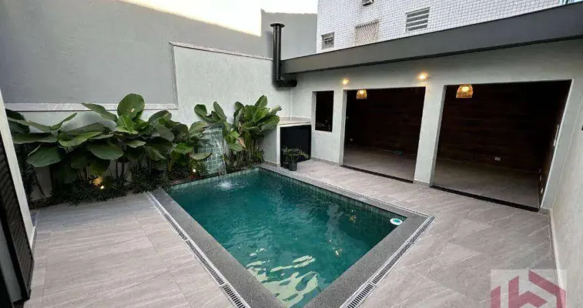 Sobrado com 3 dormitórios à venda, 200 m² por R$ 1.917.000,00 - Embaré - Santos/SP