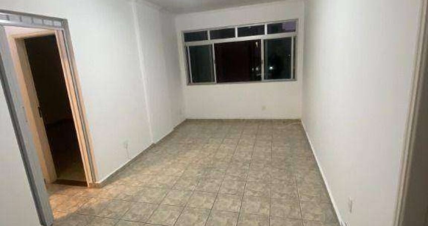 Apartamento com 1 dormitório para alugar por R$ 2.600 PACOTE/mês - Aparecida - Santos/SP