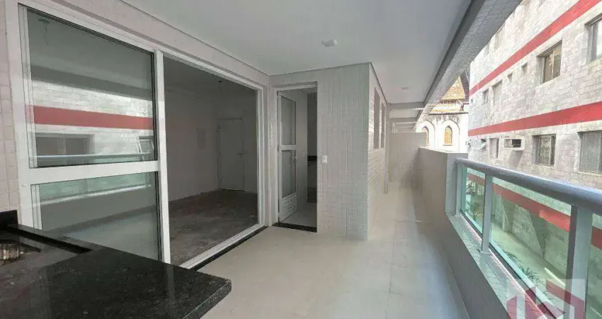 Apartamento com 2 dormitórios à venda, 101 m² por R$ 890.000,00 - Embaré - Santos/SP
