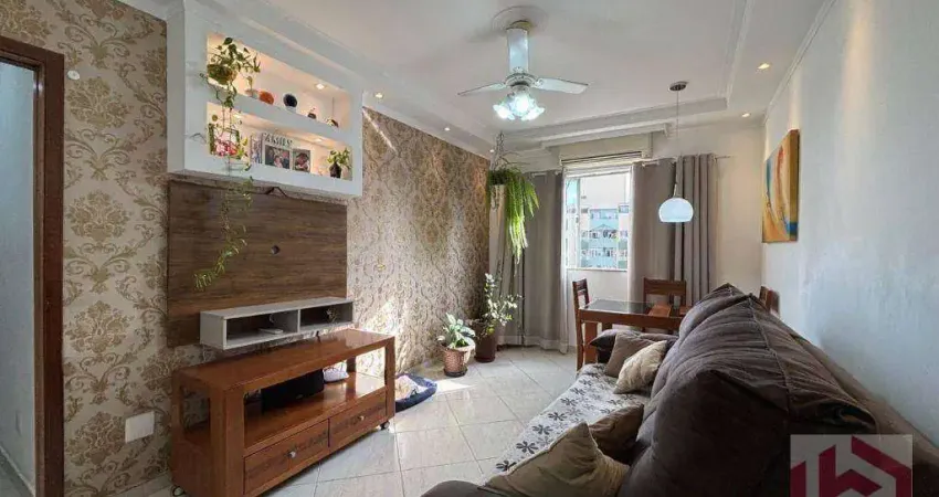 Apartamento com 3 dormitórios à venda, 75 m² por R$ 440.000,00 - Encruzilhada - Santos/SP