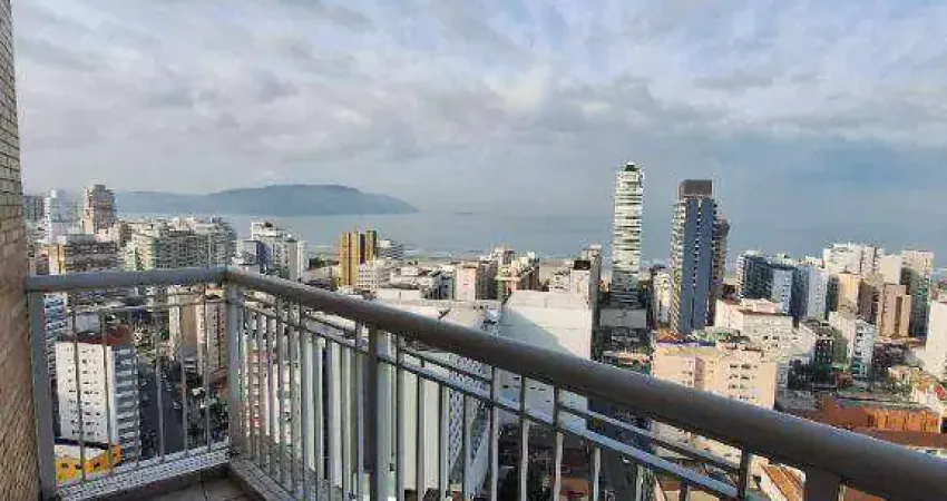 Apartamento com 3 dormitórios para alugar, 98 m² por r$ 7.500 pacote/mês - gonzaga - santos/sp