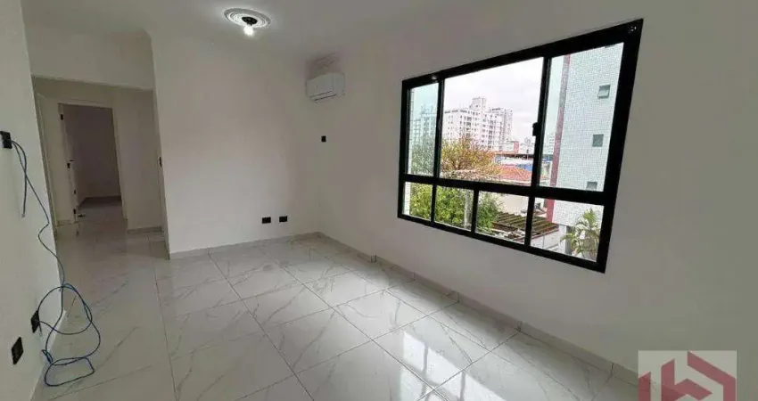 Apartamento com 2 dormitórios à venda, 71 m² por r$ 530.000,00 - embaré - santos/sp
