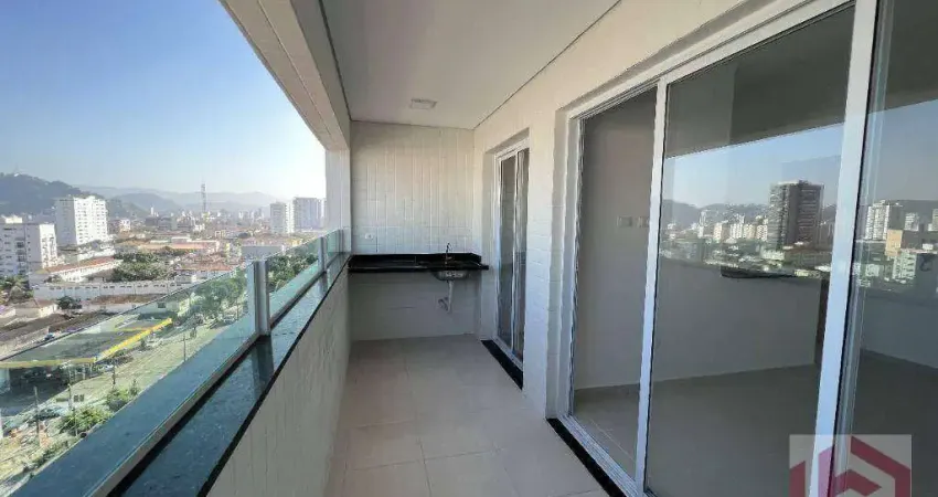 Apartamento com 2 dormitórios à venda, 60 m² por r$ 530.000,00 - macuco - santos/sp