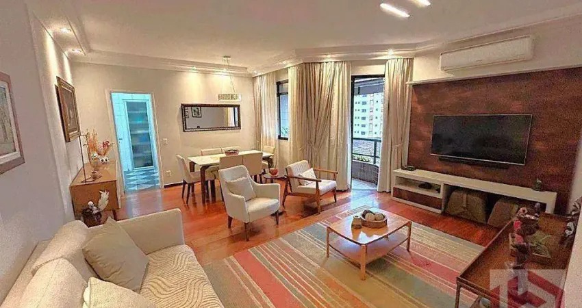 Apartamento com 3 dormitórios à venda, 150 m² por r$ 1.100.000,00 - gonzaga - santos/sp