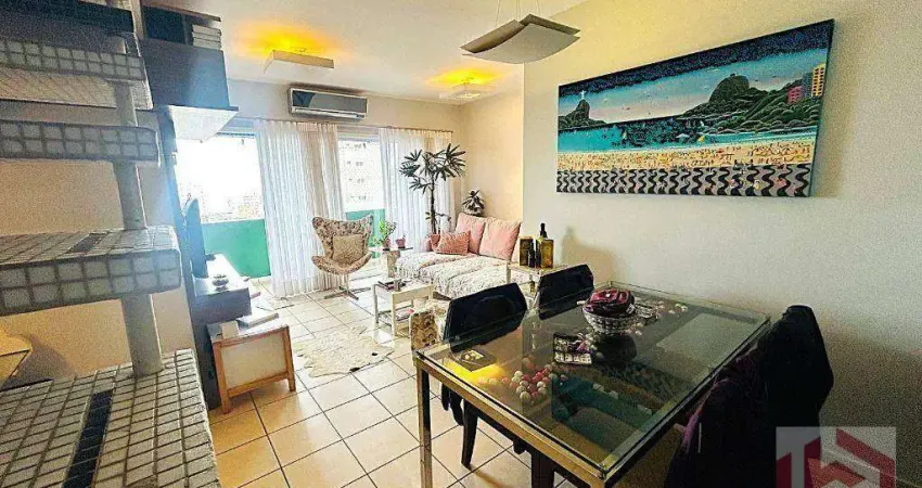 Apartamento duplex com 2 dormitórios à venda, 186 m² por r$ 1.220.000,00 - boqueirão - santos/sp