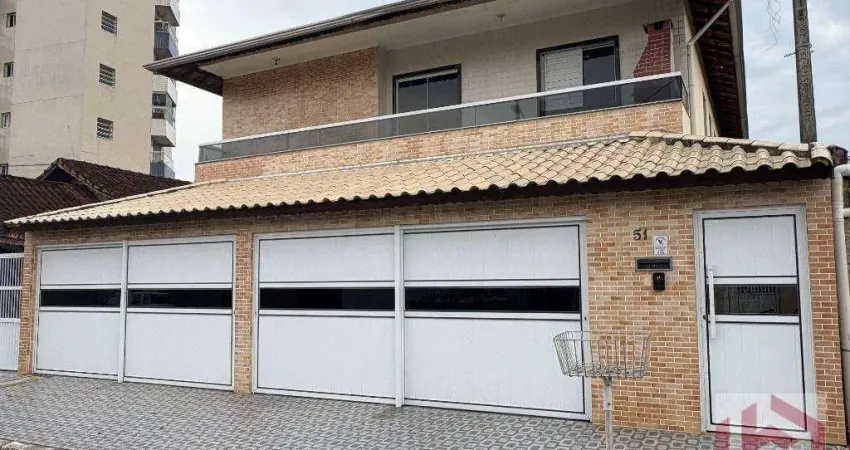 Casa com 2 dormitórios à venda, 41 m² por r$ 275.000,00 - tupi - praia grande/sp
