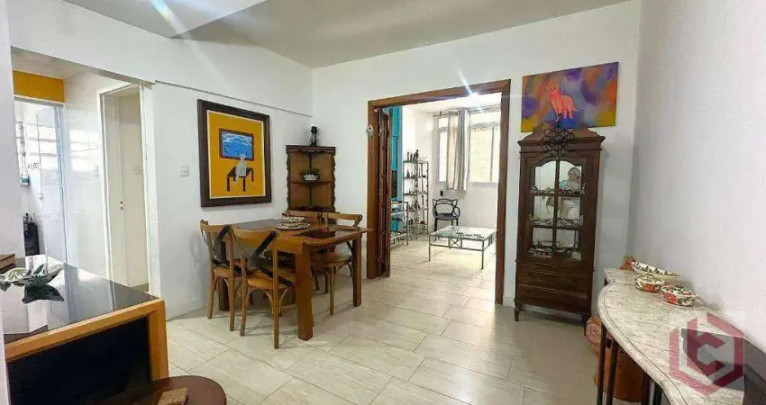 Apartamento com 1 dormitório à venda por r$ 435.000,00 - embaré - santos/sp