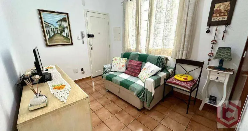 Apartamento com 2 dormitórios à venda, 62 m² por r$ 385.000,00 - embaré - santos/sp