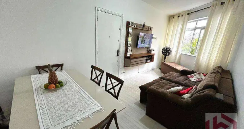 Apartamento com 2 dormitórios à venda, 79 m² por r$ 350.000,00 - marapé - santos/sp