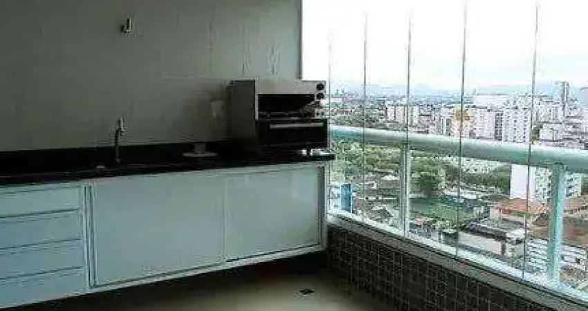 Apartamento semi mobiliado com  1 dormitório e varanda  para alugar, 60 m² por r$ 4.000,00 + encargos/mês - boqueirão - santos/sp