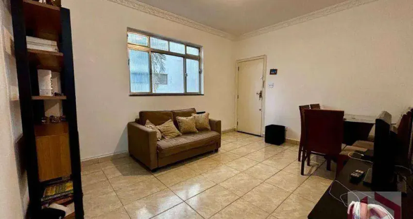 Apartamento com 2 dormitórios à venda, 64 m² por r$ 335.000 - marapé - santos/sp