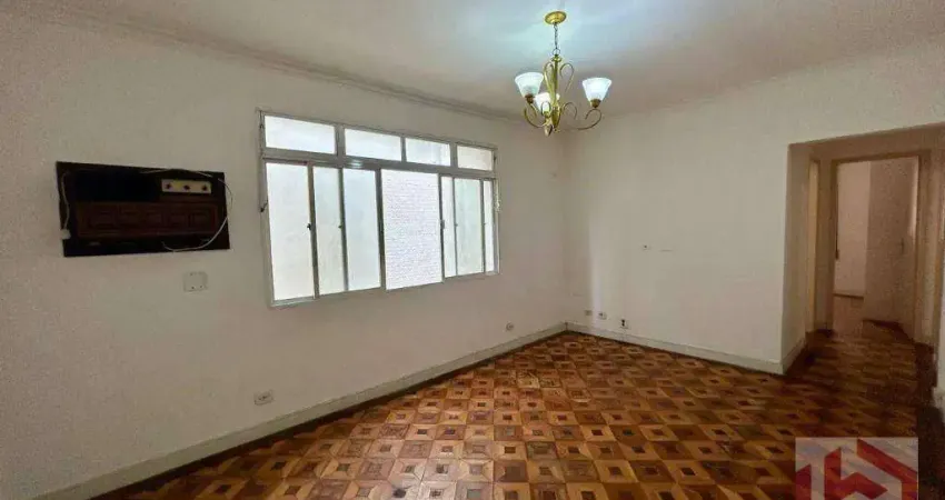 Apartamento com 3 dormitórios à venda, 100 m² por r$ 470.000 - embaré - santos/sp