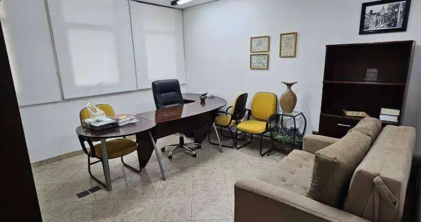 Sala mobiliada, 53 m² - venda por r$ 220.000 ou aluguel por r$ 2.500 pacote/mês - vila nova - santos/sp