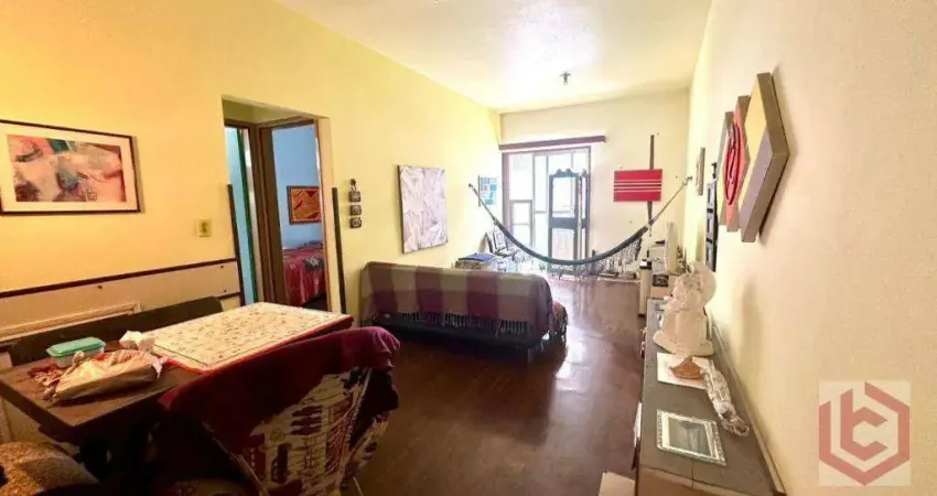 Apartamento com 1 dormitório à venda, 65 m² por r$ 385.000,00 - pompéia - santos/sp