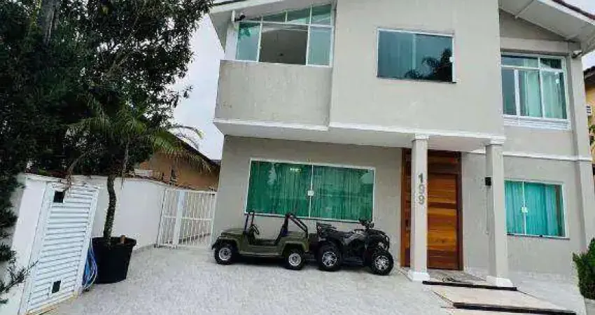 Casa com 6 dormitórios à venda, 210 m² por r$ 2.100.000,00 - balneário praia do pernambuco - guarujá/sp