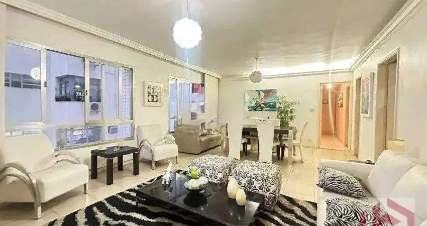 Apartamento com 3 dormitórios à venda, 110 m² por r$ 750.000,00 - gonzaga - santos/sp