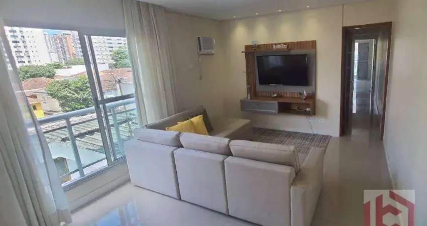Apartamento com 2 dormitórios à venda, 65 m² por r$ 625.000,00 - ponta da praia - santos/sp
