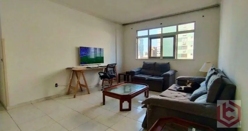 Apartamento com 2 dormitórios à venda, 98 m² por r$ 599.900 - embaré - santos/sp